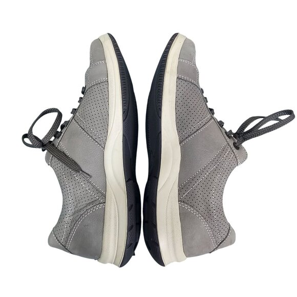 Mephisto Mens Hero Gray Suede Lace-Up Shoes Sz 7 US Perforated Walking Cushioned - Picture 7 of 9